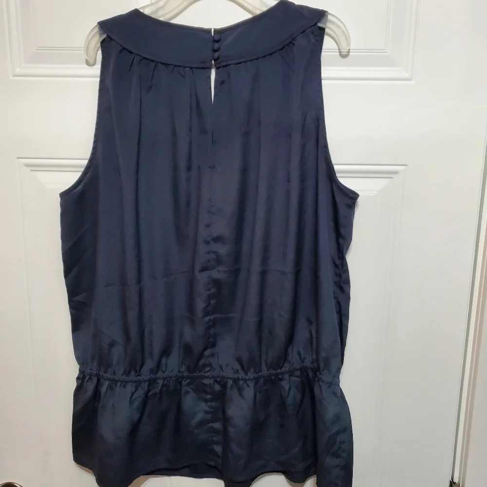 Michael Kors Black Sleeveless  Peplum Top size 1X